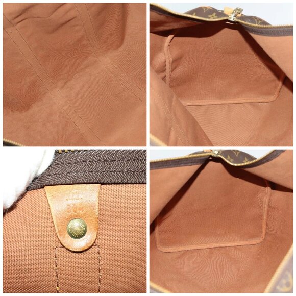 LOUIS VUITTON Monogram Keepall 55 Boston Bag M41424 LV Auth 139234 - Picture 15 of 16